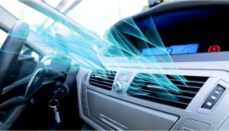 vệ sinh máy lạnh giúp giảm mồ hôi trên ô tô
