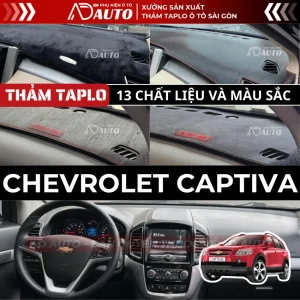 thảm taplo chevrolet captiva