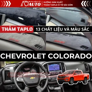 thảm taplo chevrolet colorado