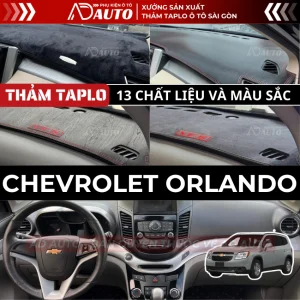 thảm taplo chevrolet orlando