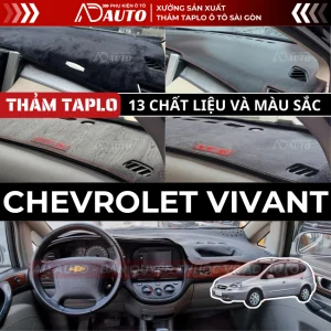 thảm taplo chevrolet vivant