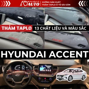 thảm taplo hyundai accent