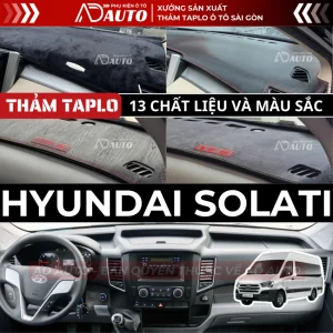 thảm taplo hyundai solati