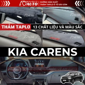 thảm taplo kia carens