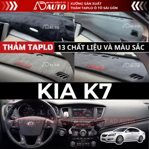 thảm taplo kia k7