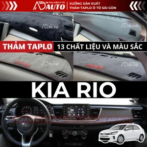 thảm taplo kia rio