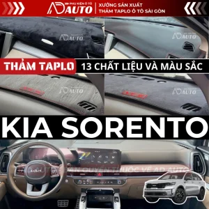 thảm taplo kia sorento