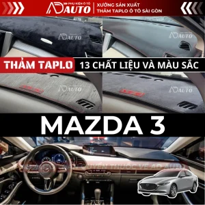 thảm taplo mazda 3