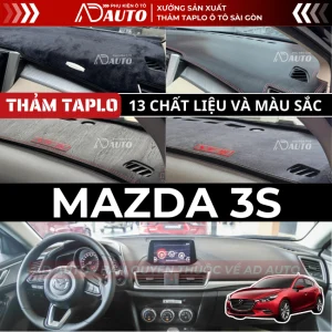 Thảm taplo mazda 3s