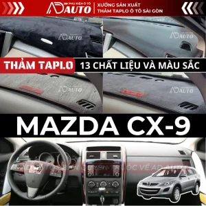 thảm taplo mazda cx9