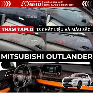 thảm taplo mitsubishi outlander