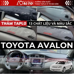 thảm taplo toyota avalon