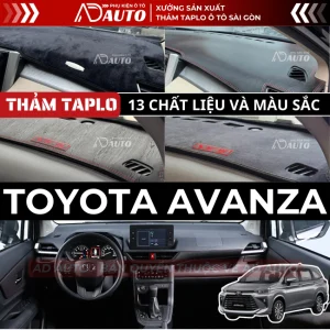 thảm taplo toyota avanza