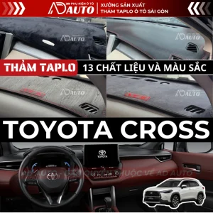 thảm taplo tpyota cross
