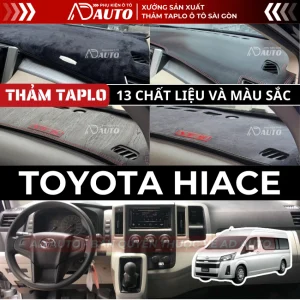 thảm taplo toyota hiace
