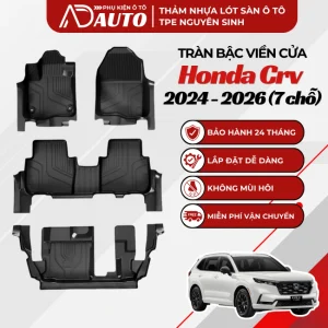 thảm lót sàn ô tô tpe Honda Crv 7 chỗ