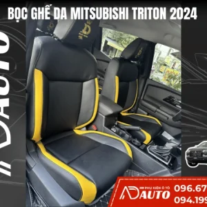 bọc ghế da ô tô mistsubishi triton mẫu 1
