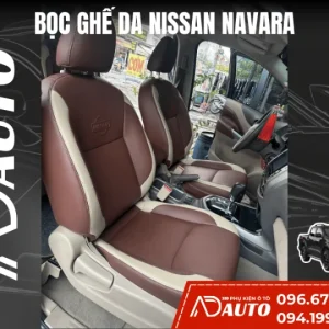 bọc ghế da ô tô nissan navara mẫu 1