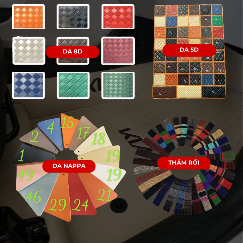 chất liệu thảm lót sàn 360