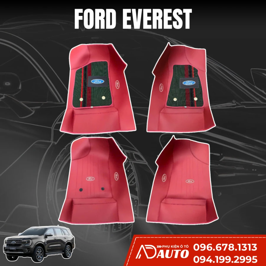 Thảm lót sàn ô tô 360 thế hệ mới Ford Everest 4