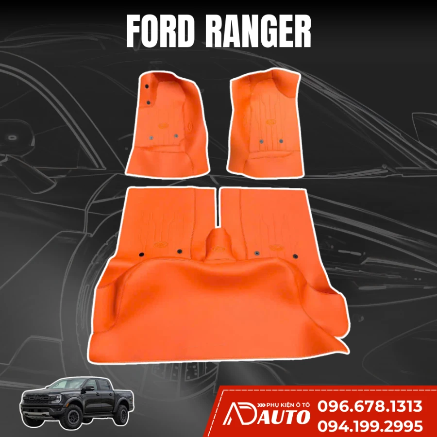 Thảm lót sàn ô tô 360 thế hệ mới Ford Ranger
