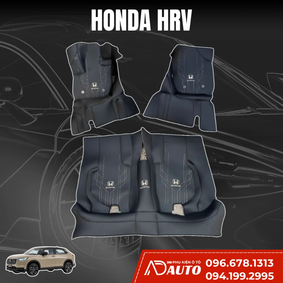 Thảm lót sàn ô tô 360 thế hệ mới Honda HRV