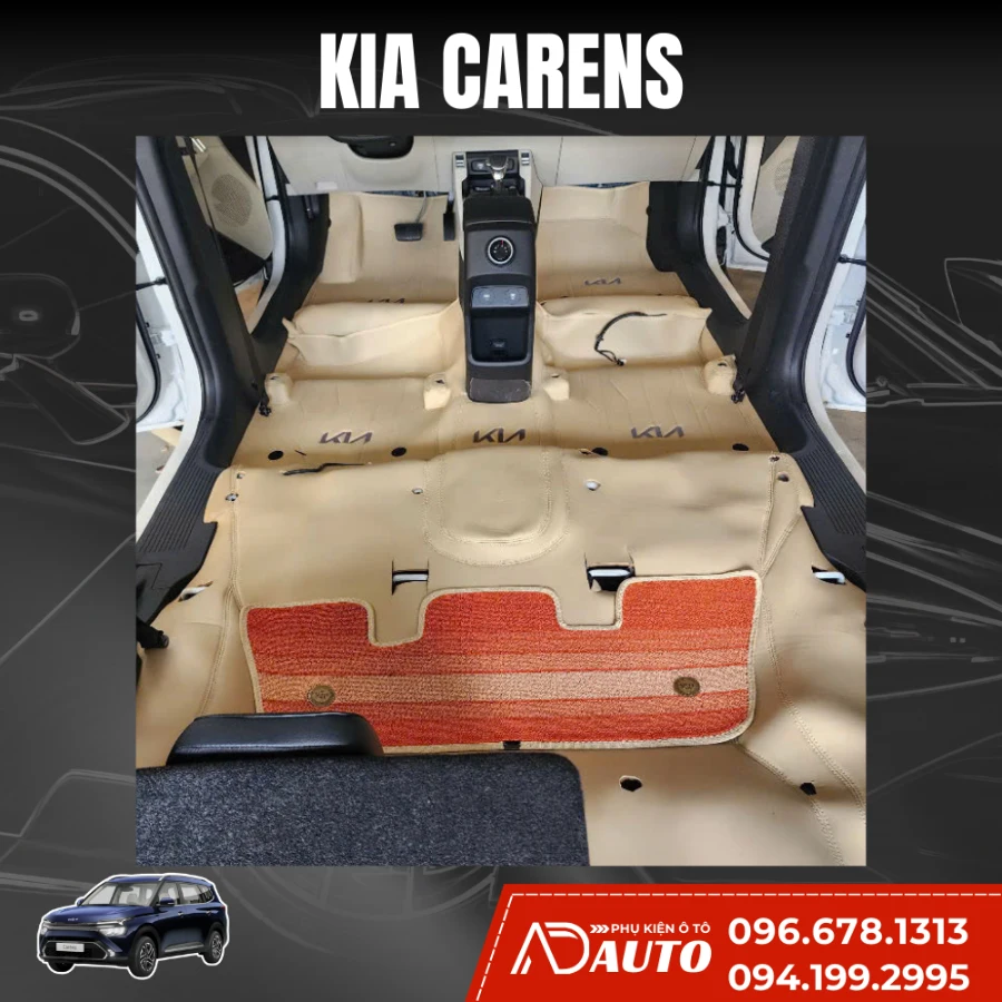 Thảm lót sàn ô tô 360 thế hệ mới Kia Carens 9