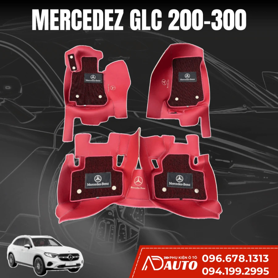 Thảm lót sàn ô tô 360 thế hệ mới Mercedez GLC 200-300 1