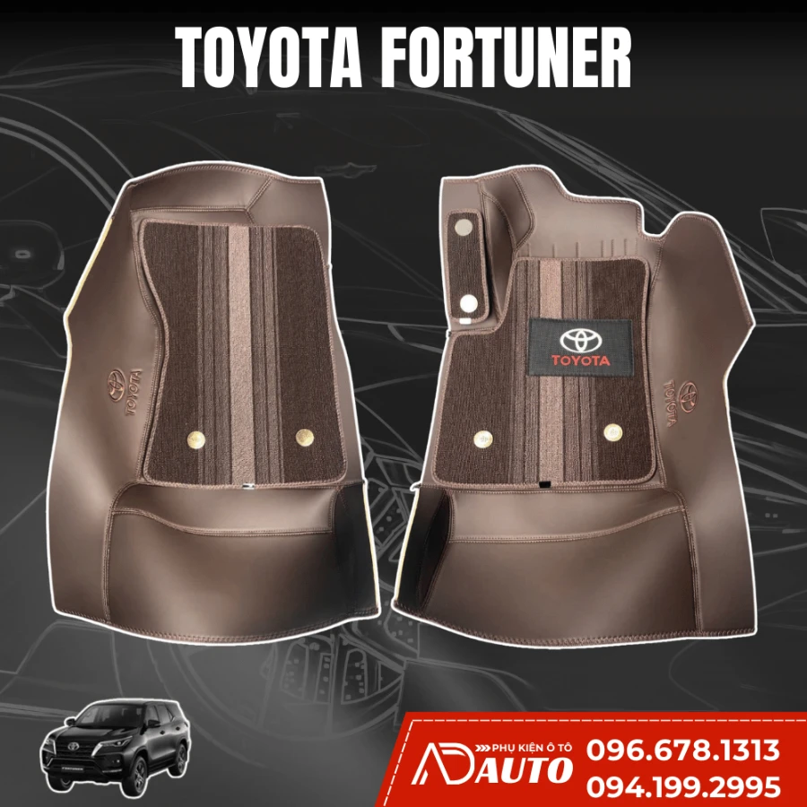 Thảm lót sàn ô tô 360 thế hệ mới Toyota Fortuner