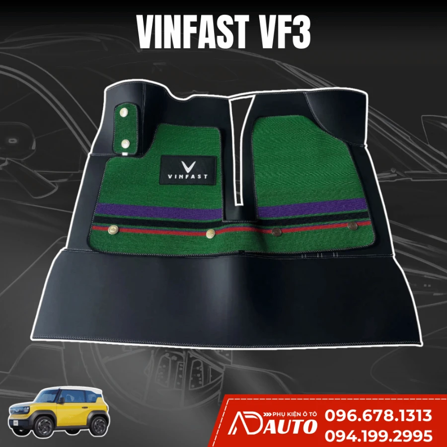 Thảm lót sàn ô tô 360 thế hệ mới Vinfasst VF3