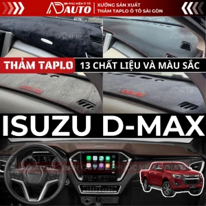thảm taplo isuzu