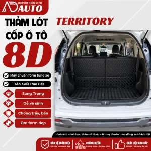 Thảm lót cốp ô tô da 8D Ford TERRITORY