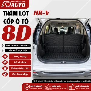 Thảm lót cốp ô tô da 8D HONDA HRV