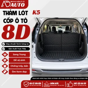 Thảm lót cốp ô tô da 8D KIA K5