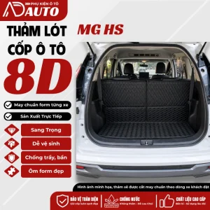 Thảm lót cốp ô tô da 8D MG HS