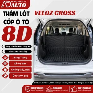 Thảm lót cốp ô tô da 8D TOYOTA VELOZ CROSS